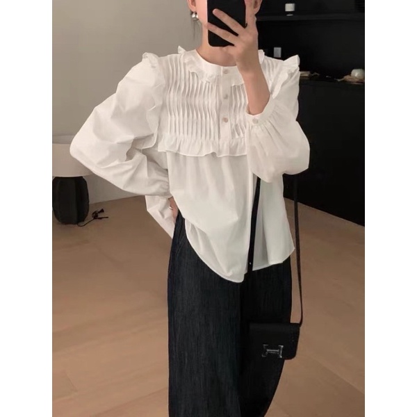 Áo bèo ly vintage tiểu thư by