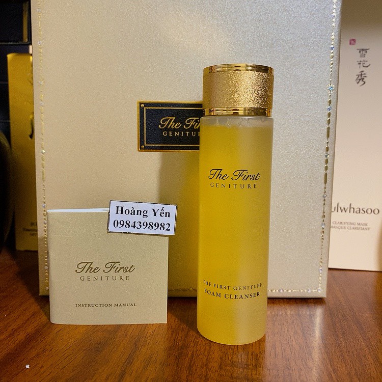 Sữa rửa mặt tinh chất vàng Ohui The First 50ml/80ml - Hàng tách set