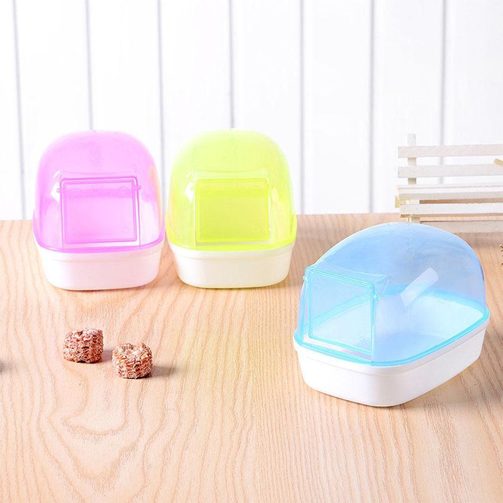 Bồn Tắm Mini Bằng Nhựa Chống Bụi Cho Chuột Hamster