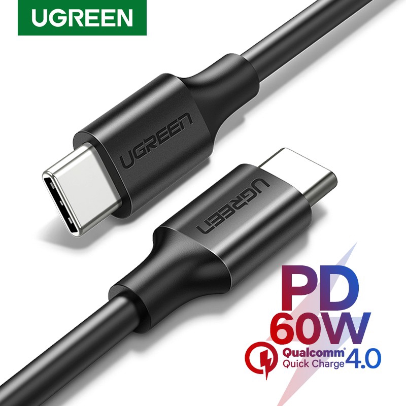 Dây Cáp Sạc Nhanh Ugreen 60w Usb C Sang Type-C