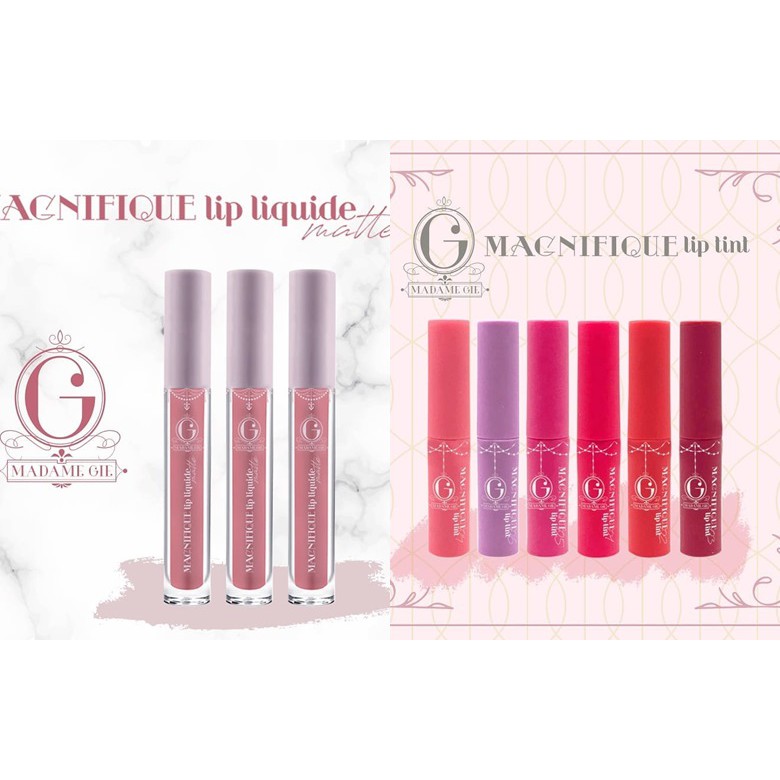 (hàng Mới Về) Son Tint Madame Gie Magnifique Màu Sắc Thời Trang | BigBuy360 - bigbuy360.vn