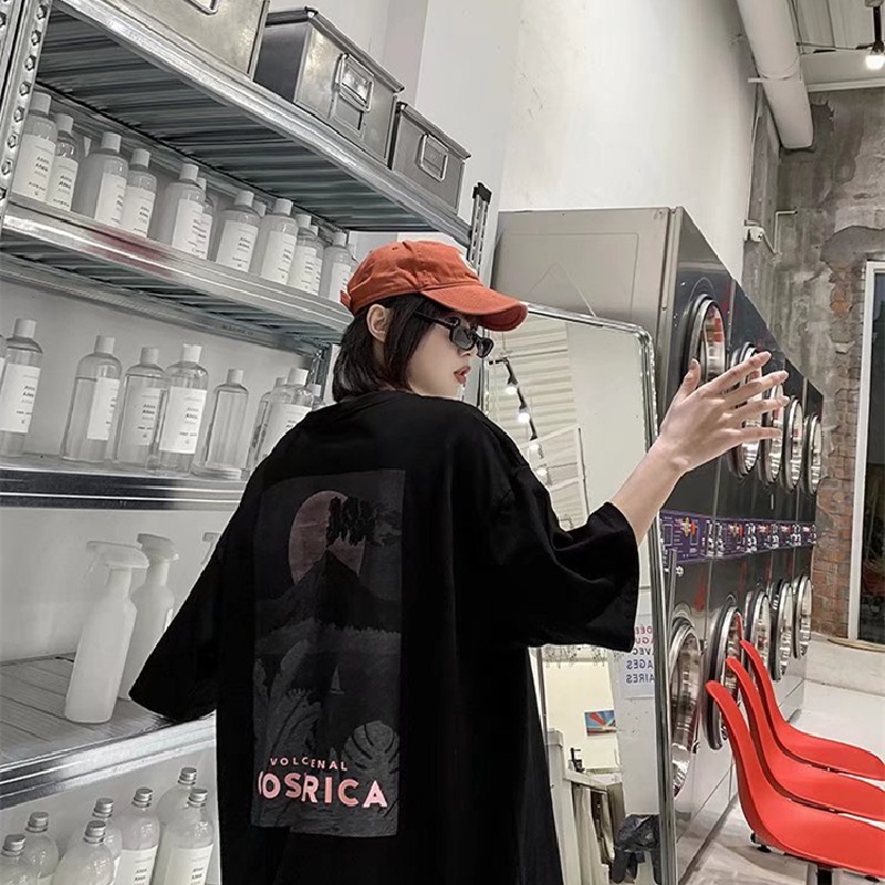 Áo Thun Nam Dáng Rộng In Chữ Phong Cách Hip Hop Thời Trang Mùa Hè Mới Cỡ Lớn M-8XL