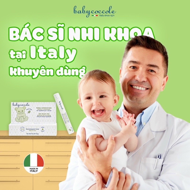 Kem / Xịt / thanh lăn xua muỗi Babycoccole 0M+ chống muỗi đốt cho bé và cả gia đình