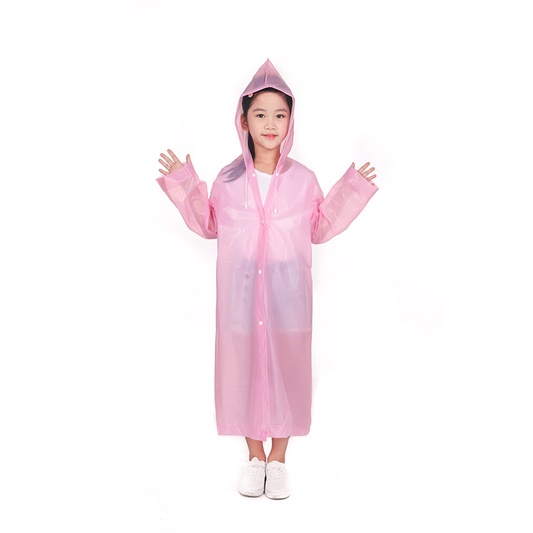 Áo Mưa Bằng EVA Chống Nước Có Thể Tái Sử Dụng Cho Trẻ Em