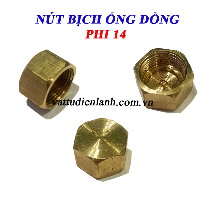Combo 10 Nút Bịt Ống Đồng Các Loại