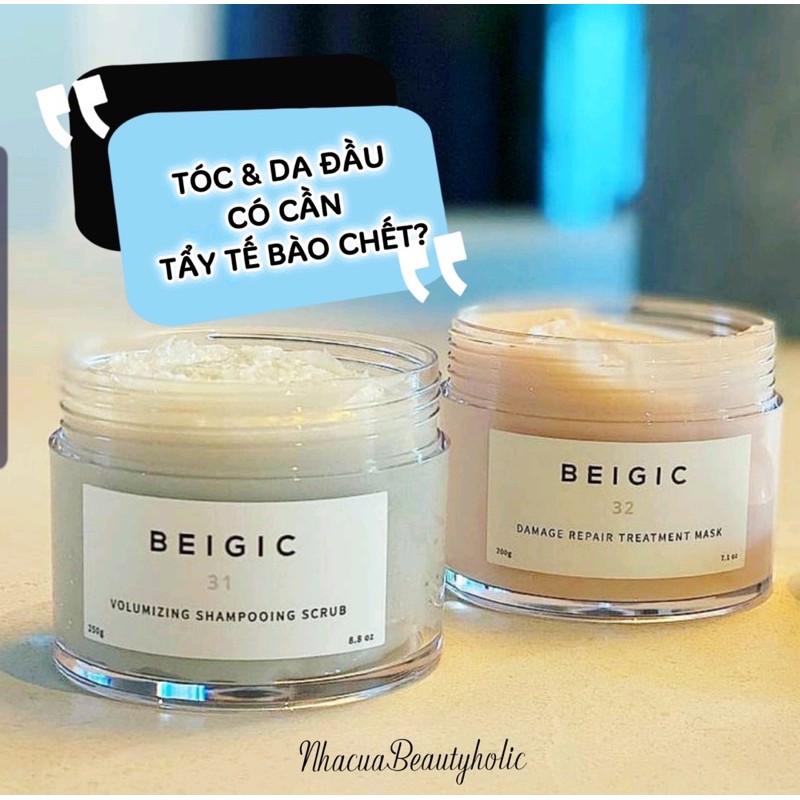 Tẩy da chết làm phồng tóc BEIGIC VOLUMIZING SHAMPOOING SCRUB