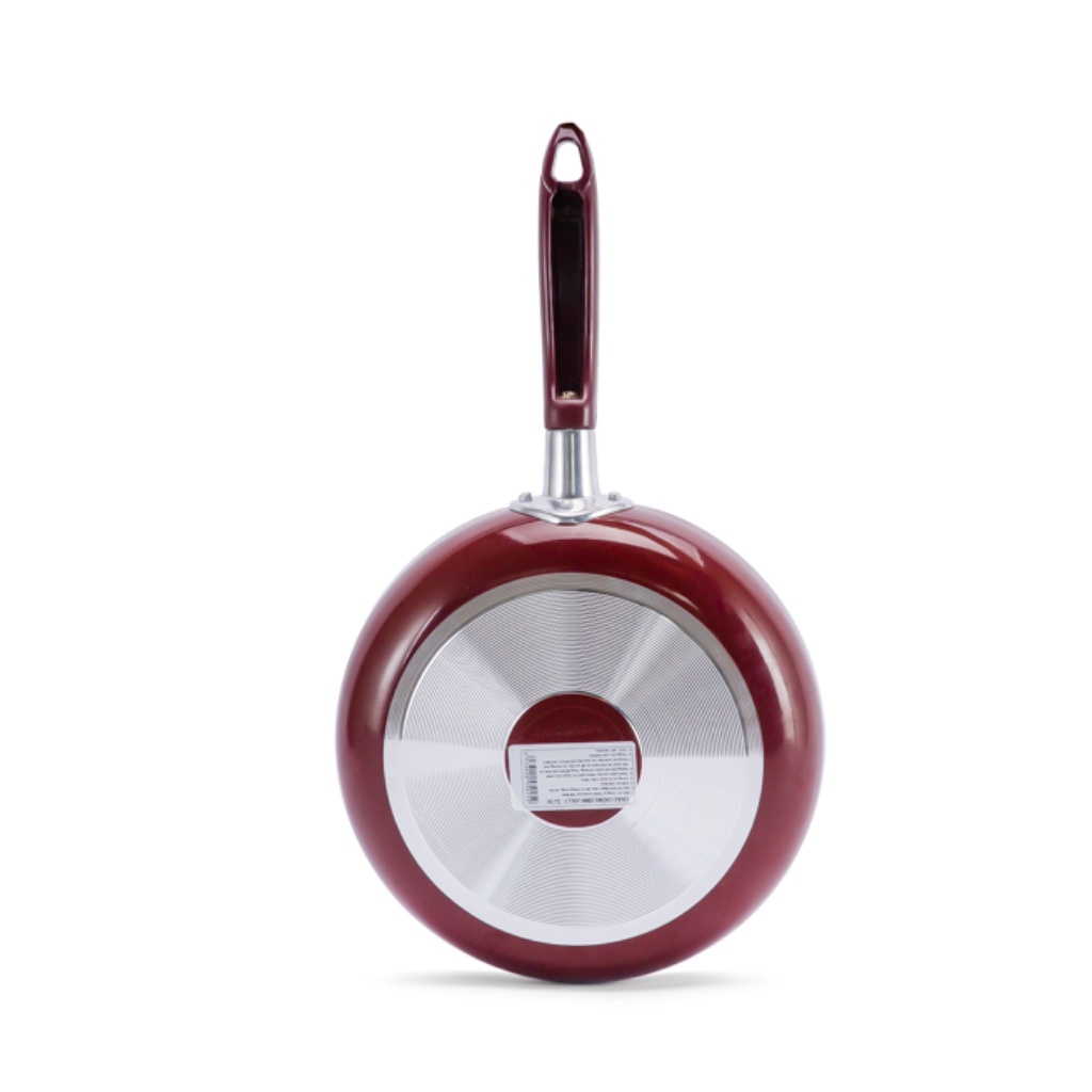 Chảo caro chống dính Jolly EF sần SJ24 size 24cm (Đen) TẶNG Lọ đựng tăm gỗ hương