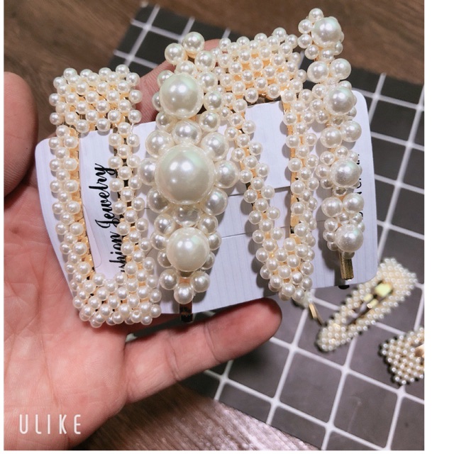Set 4 kẹp tóc hàn quốc siêu xinh