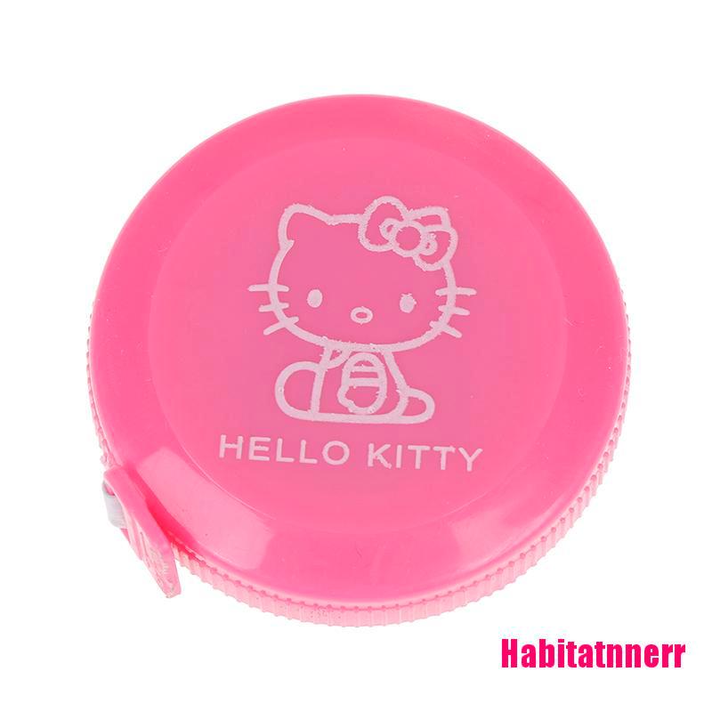 Thước Dây Hình Mèo Hello Kitty Dễ Thương Có Thể Thu Gọn Tiện Dụng Cho Gia Đình