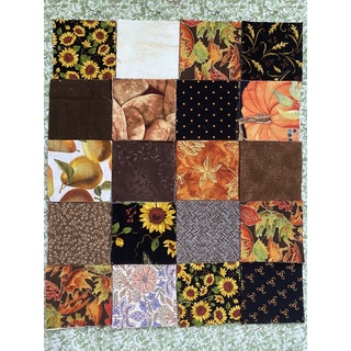 Vải ghép quilt cắt sẵn (Thô kiện Hàn 100% cotton ) 10x10 cm