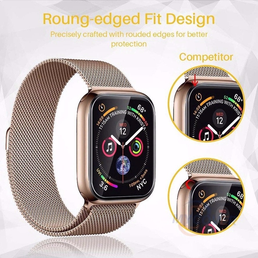 Miếng dán bảo vệ màn hình đồng hồ thông minh Apple Watch 7 6 SE 5 4 3 2 1 kích thước iWatch 41mm 45mm 40MM 44MM 38MM 42MM