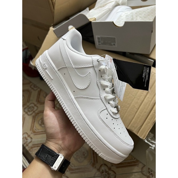 Giày thể thao Nam Nữ Nike Air Force 1 AF1 Trắng Cổ Thấp, Giày Thời Trang Đi Học Đi Chơi Đẹp Hot Trend