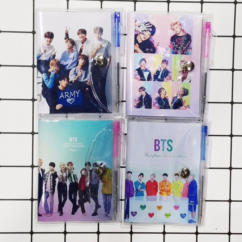 Sổ kèm bút bangtan army SB10 tập kèm viết idol kpop