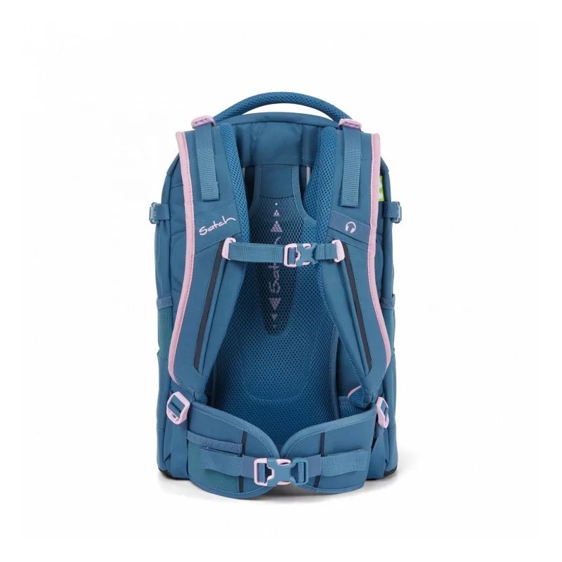 Balo Nam Nữ Đi Học, Du Lịch, Satch School Backpack Pack Deep Rose - Hàng Xuất Xịn Check Code, Full Tem Tag 30L