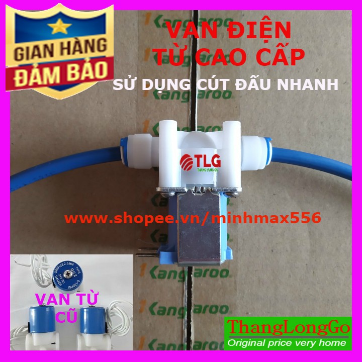 [UY TÍN SỐ 1] Van từ cao cấp dành cho máy lọc nước RO | Van từ cao cấp sử dụng CÚT đấu nhanh