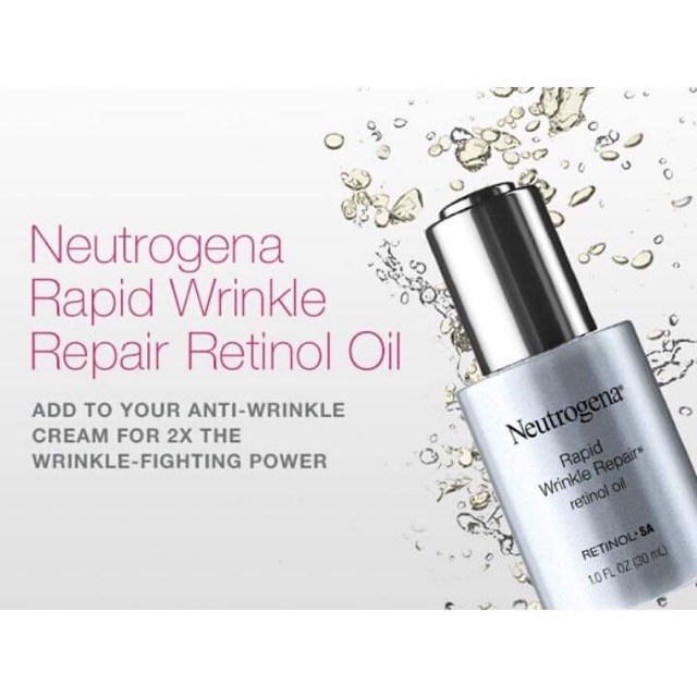 [Hàng Mỹ]Tinh dầu dưỡng da Neutrogena Rapid Wrinkle Repair Retinol Oil SA 30 ml