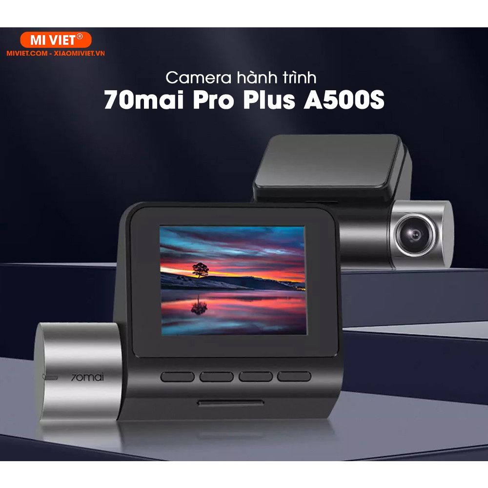 Camera Hành Trình Ô tô 70Mai A500s Dash Cam Pro Plus Siêu Nét 2K Tích hợp sẵn GPS, Tốc Độ Km/h | BigBuy360 - bigbuy360.vn