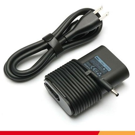 🌟 ZIN CŨ 🌟  Sạc laptop Dell Oval 19.5V 2.31A 45W chân kim nhỏ - XPS 13 - Adapter kèm dây nguồn