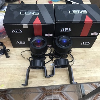 Bi gầm led aes 3 màu len xanh cao cấp- ánh sáng 6000k /4300k/ 3000k