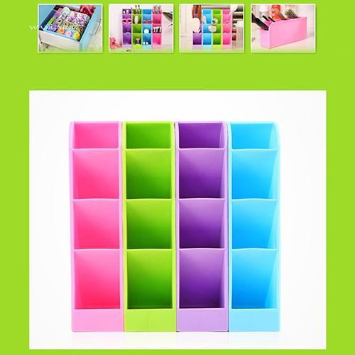 Khay đứng 4 ngăn bằng nhụa đựng dụng cụ bếp tiện dụng