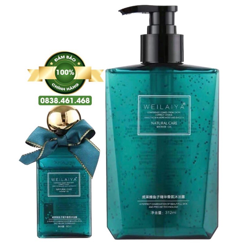 Sữa Tắm Trứng Cá Trắng Da Mềm Mịn Thơm Lâu Cải Thiện Tình Trạng Mụn Lưng 312Ml