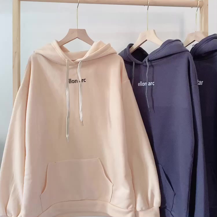 Áo hoodie nam nữ,Áo sweater nỉ nam nữ from rộng Unisex chất nỉ ngoại siêu dày dặn in chữ ELLON | BigBuy360 - bigbuy360.vn