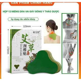 Hộp 12 Miếng Dán Vai Gáy Giảm Đau