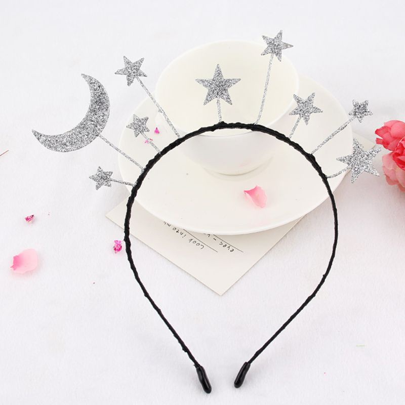 Băng Đô Vương Miện Hóa Trang Halloween Lấp Lánh Dành Cho Bé Gái