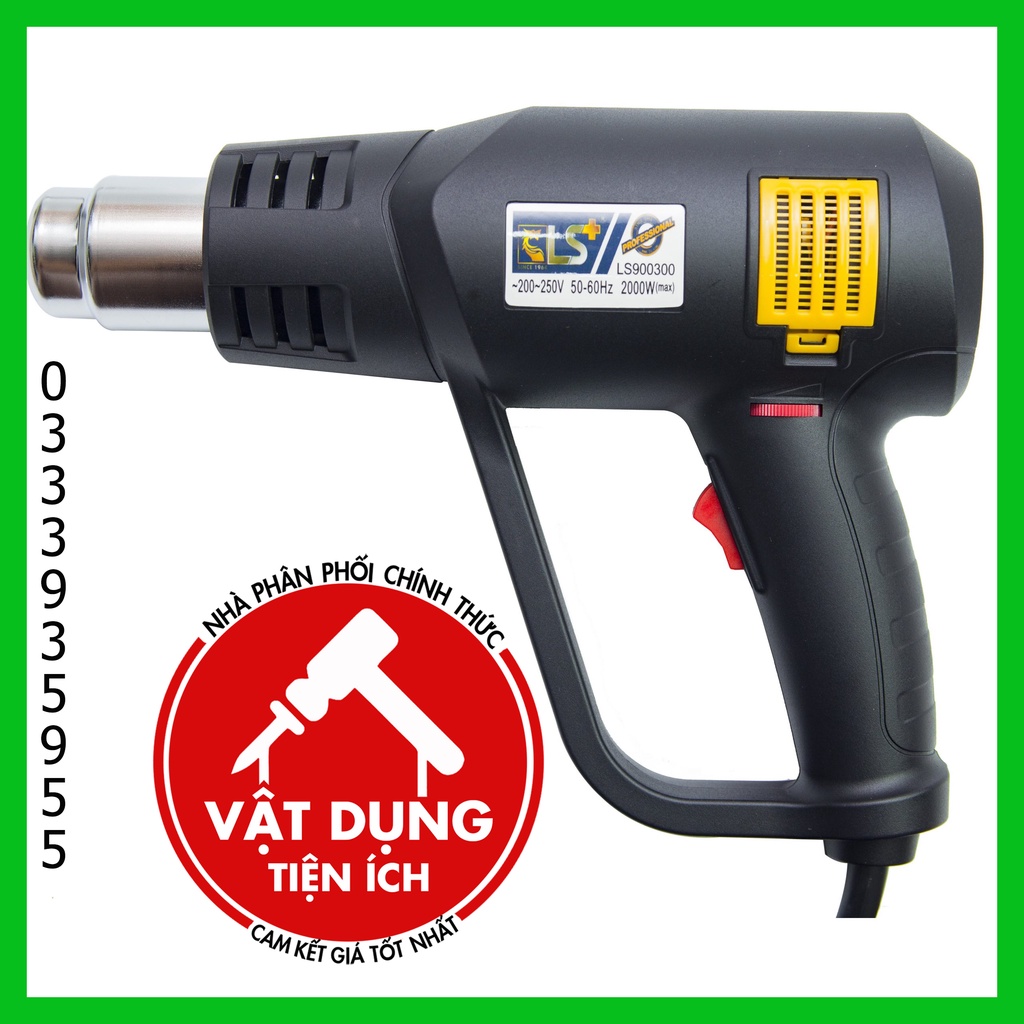 SÚNG KHÒ NHIỆT, THỔI HƠI NÓNG 2000W LS+ (CHÍNH HÃNG)