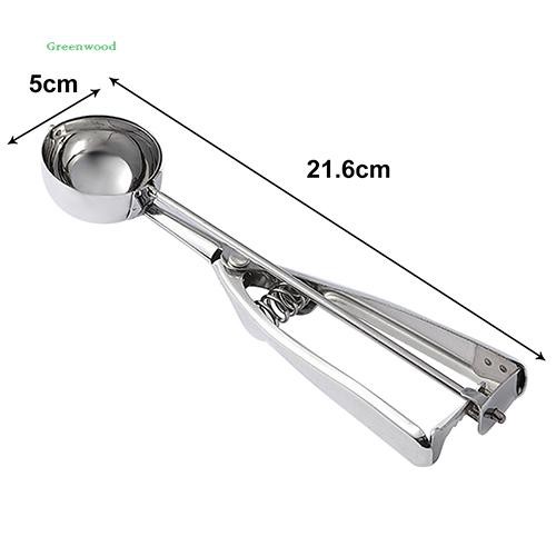 Muỗng múc kem nặn thành viên bằng inox tiện dụng