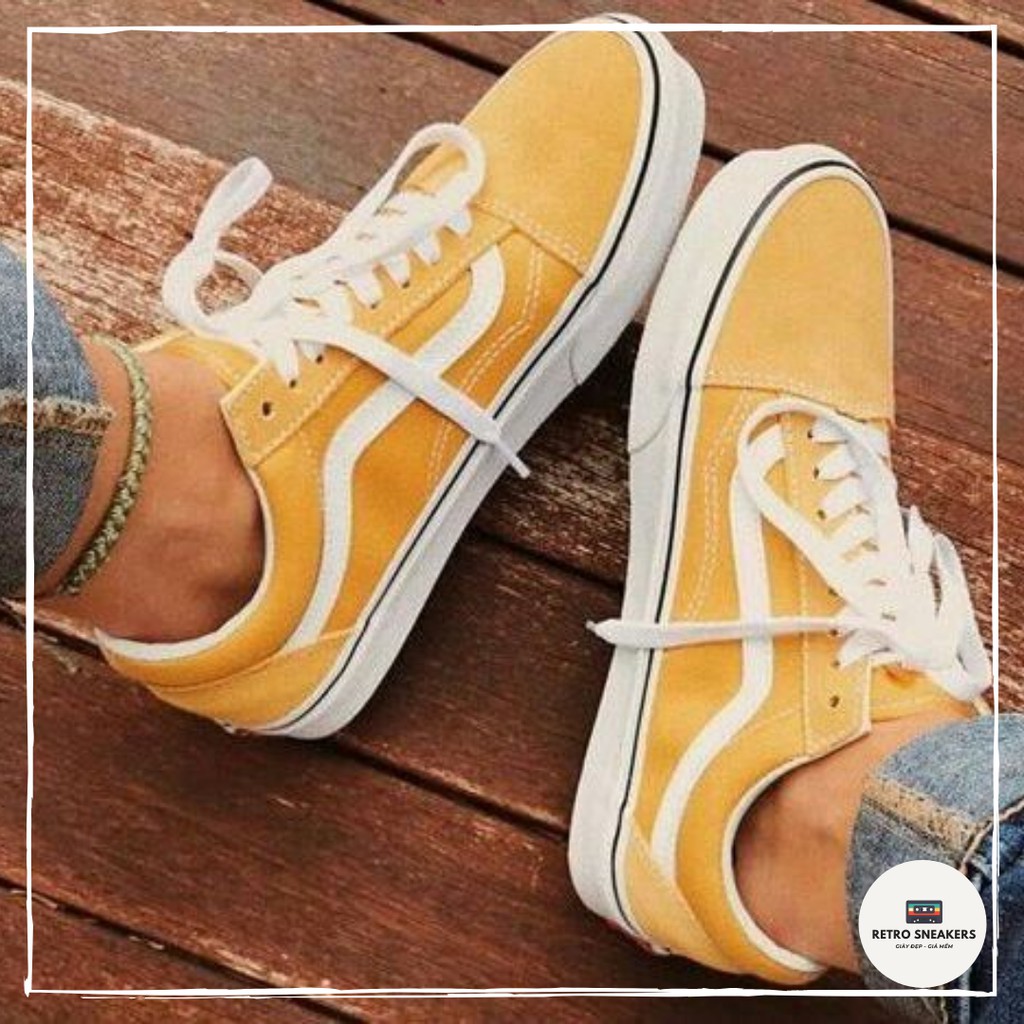 [1:1 full box] Giày thể thao nữ VÀNG đi học, đi chơi cực chảnh đủ hộp, bill, tag 11