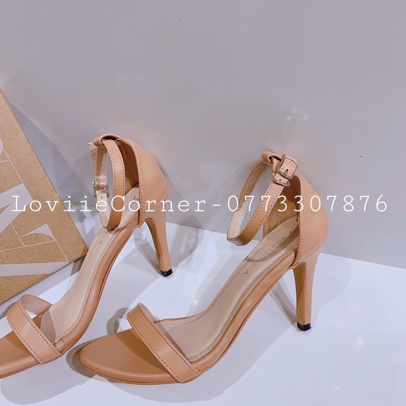 GIÀY CAO GÓT LOVIIECORNER - GUỐC THỜI TRANG QUAI MẢNH - SANDAL NỮ GÓT NHỌN 7 PHÂN G200323