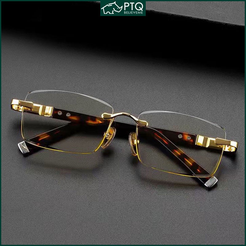 Kính Đọc Sách Đính Đá Pha Lê Tự Nhiên Dành Cho Nam