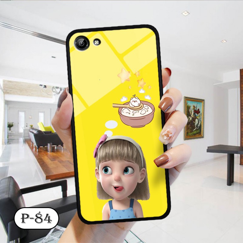 Ốp lưng kính 3D  OPPO A39/ A57 - hình cute