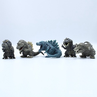 Set 5 Mô Hình Khủng Long Godzilla UL8J Làm Bằng Tay Để Trang Trí Xe Hơi