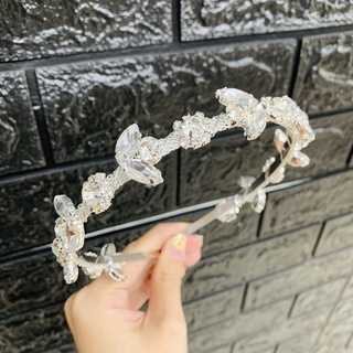 [Phụ kiện cô dâu] Cài đá trắng
