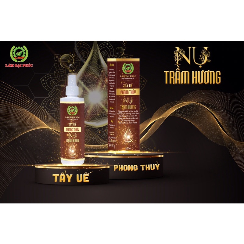 Xịt tẩy uế phong thuỷ, hương trầm chanh xả Lâm Đại Phúc