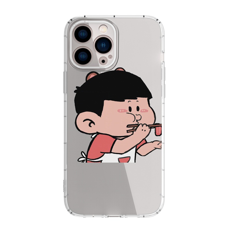 Ốp lưng iphone Ốp điện thoại Suntaiho trong suốt in hình hoạt hình thích hợp cho IPhone 13 12 11 Pro Max X XsMax XR 8 7