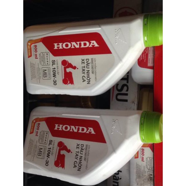 Dầu nhớt xe tay ga Honda 800ml hàng chính hãng có tem chống hàng giả