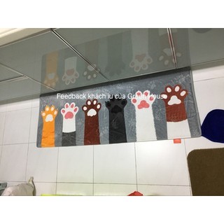 THẢM NHUNG BÔNG CHÂN MÈO TM257[ có ảnh thật ]