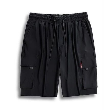 Quần Short Thể Thao Ống Rộng Phối Túi Plus Size Lớn Cho Nam