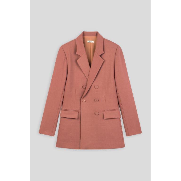 Áo blazer công sở nữ ÀTOUS HERA thiết kế vest cúc hai hàng trẻ trung,hiện đại