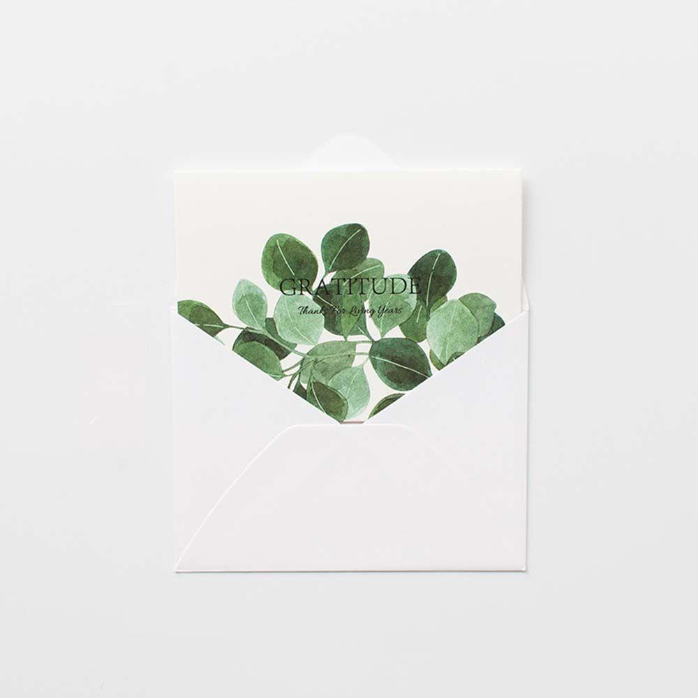 Thiệp Chúc Mừng Sinh Nhật / Tốt Nghiệp Màu Ngà Đơn Giản