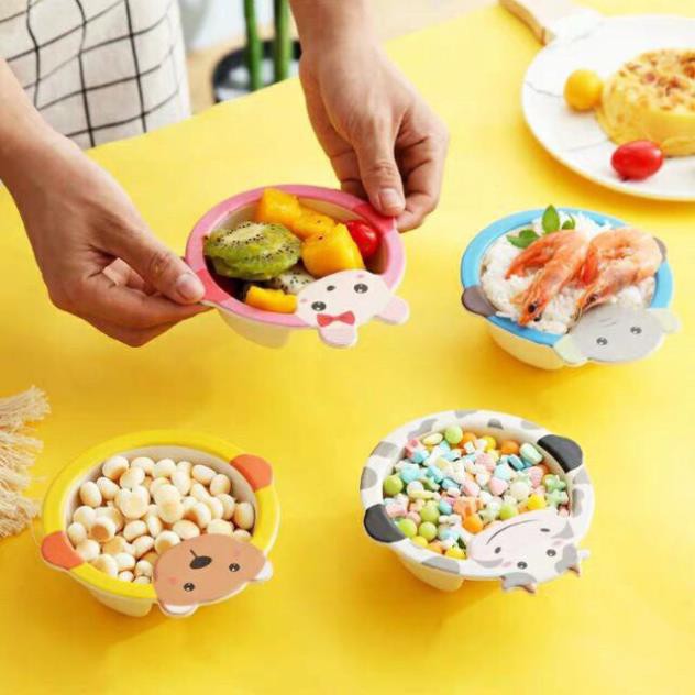 Bát ăn dặm hình thú cho bé thân thiện với môi trường