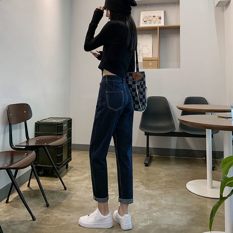 Quần Jeans Nữ Lưng Cao Dáng Rộng Thời Trang Cá Tính  tao bao