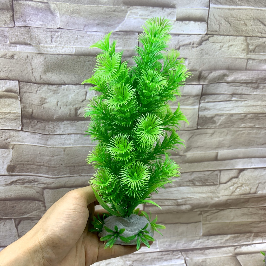 Cây Nhựa Giả Thủy Sinh Trang Trí Bể Cá Cảnh, Cây Nhựa Thế Nhỏ Giá Rẻ