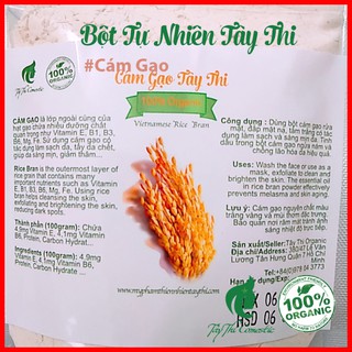 Bột Cám Gạo Nguyên Chất Gói 100 gram