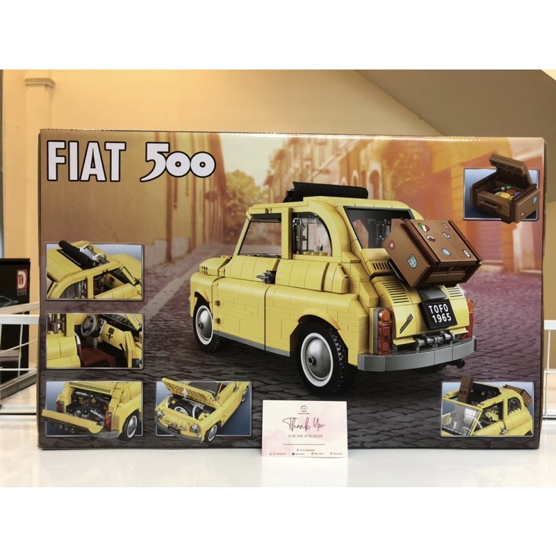 Đồ chơi lắp ráp 71063 10271 Mô hình xe F.i.a.t 500