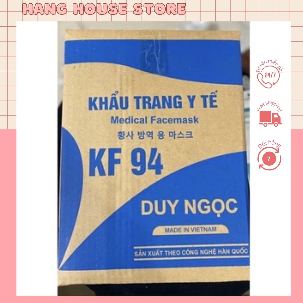 thùng 300 cái khẩu trang kf94 Duy Ngọc