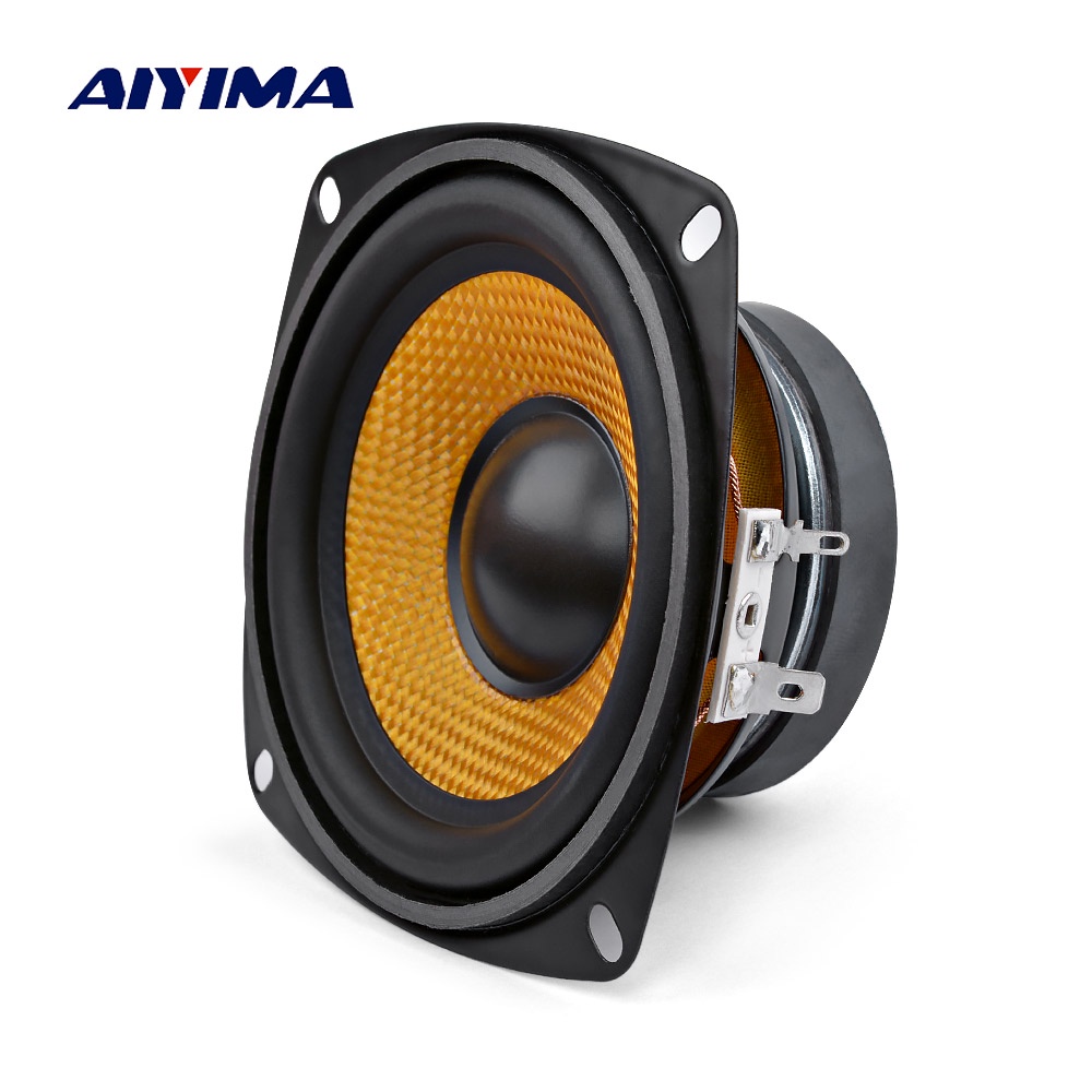 Aiyima 1 Âm Thanh 4 Inch Loa Siêu Trầm Di Động Loa Driver 4 Ohm 15W Loa Bass DIY Đa Phương Tiện Loa 